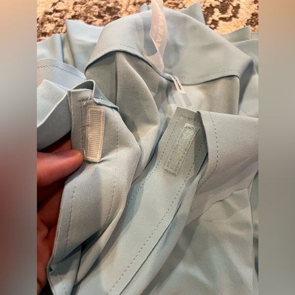 OVERSIZED BOYFRIEND SHIRT DRESS
IN POWDER BLUE - Picture 7 of 7